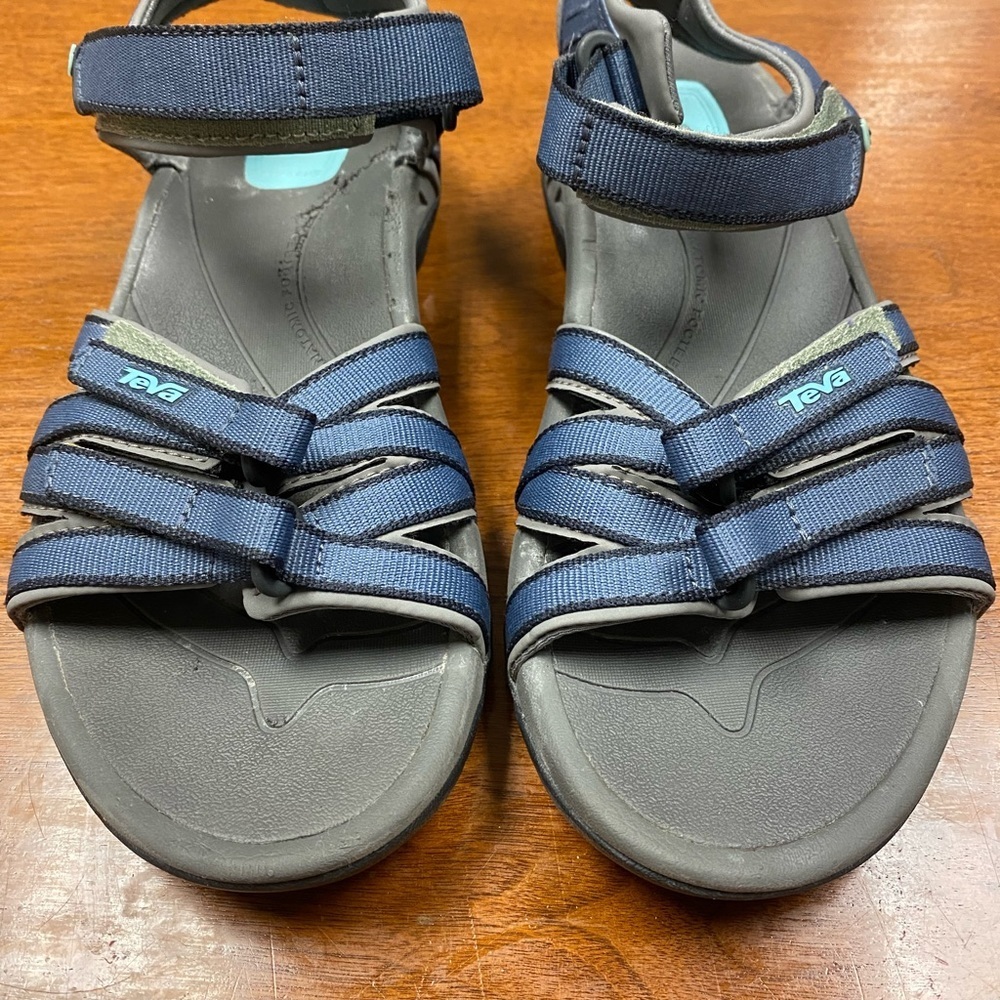 Teva Tirra Women’s Water Sandals Size 7 Bering Sea Blue - Picture 8 of 10